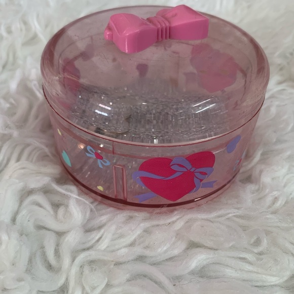 Sanrio Accessories - Vintage Sanrio hearts and ribbon trinket box 89